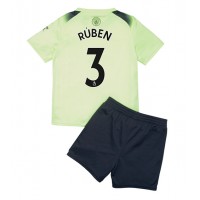 Manchester City Ruben Dias #3 Fußballbekleidung 3rd trikot Kinder 2022-23 Kurzarm (+ kurze hosen)
